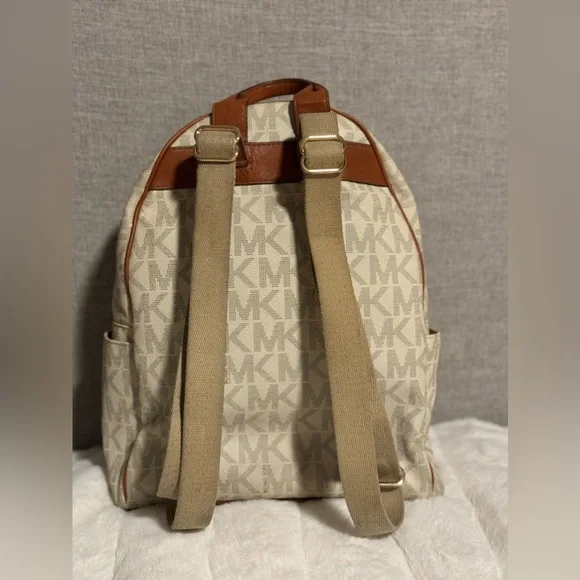 Michael Kors Monogram Jet Set Backpack - Picture 6 of 15
